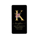 Search for letter k return address labels Elegant