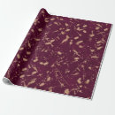 Search for marsala wrapping paper Birthday