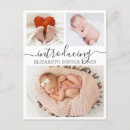 Search for black and white birth announcement cards Photo collage