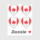 Search for heart canada stickers Flag