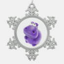 Search for hippopotamus christmas decor Purple
