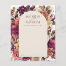 Search for baby shower words of wisdom advice cards Floral