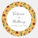 Search for sunflowers stickers Watercolor