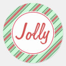 Search for jolly stickers Candy cane