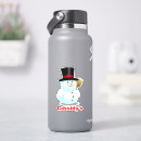 Search for black top hat stickers Snowmen