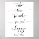 Search for happy quote posters White