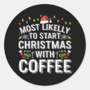 Search for christmas coffee stickers Matching