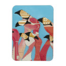 Search for flocking rectangular magnets Birds