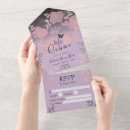 Search for pink quinceanera invitations Purple