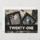 Search for 21 white birthday invitations Adult