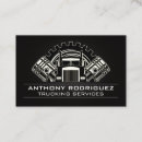 Search for truck driver business cards Semi