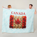 Search for maple leaf blankets Red