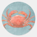Search for red crab stickers Watercolor