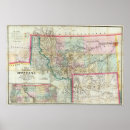 Search for map of montana posters Wyoming