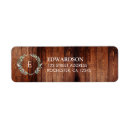 Search for rustic return address labels Botanical