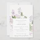 Search for purple hydrangea invitations Greenery