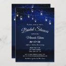 Search for starry night bridal shower invitations Rustic