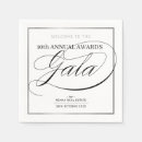 Search for silver and black napkins Anniversary