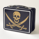 Search for pirate lunch boxes Skull and crossbones