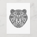 Search for zen doodle postcards Bear