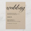 Search for brown kraft paper wedding invitations Modern