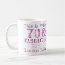 Search for age 70 mugs Seventieth