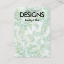 Search for greenery chubby business cards Minimal