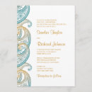 Search for gold paisley invitations Traditional