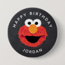 Search for chalkboard badges Elmo first birthday