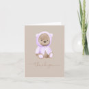 Search for bear thank you cards Gender neutral