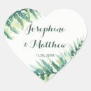 Search for fern wedding stickers Watercolor