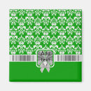 Search for white damask pattern magnets Lace