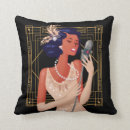 Search for 1920s style cushions Black