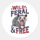 Search for feral stickers Usa flag