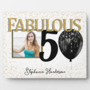 Search for 50th birthday plaques 50 and fabulous