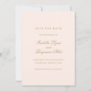 Search for blush wedding save the dates Gold