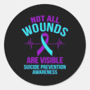 Search for suicide awareness stickers Mental health awareness
