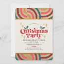Search for geometric christmas invitations Retro