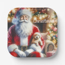 Search for vintage christmas plates Santa