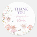 Search for fairy round stickers Wildflower