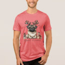 Search for pug mens tshirts Xmas