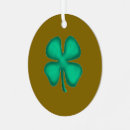 Search for 4 leaf clover christmas tree decorations Good luck