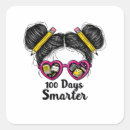 Search for 100 days smarter stickers Funny