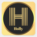 Search for gold monogram h stickers Initial