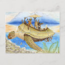 Search for turtle drawing postcards Sea