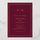 Search for maroon wedding invitations Elegant