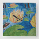 Search for lily pad clocks Frog