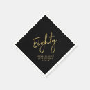 Search for 80th birthday napkins Modern