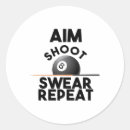 Search for funny 8 ball stickers Billiards design