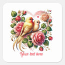 Search for love bird wedding stickers Birds